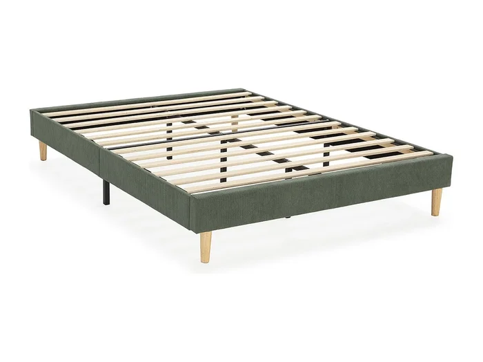 Base tapizada Bari 150×190 cm color Verde