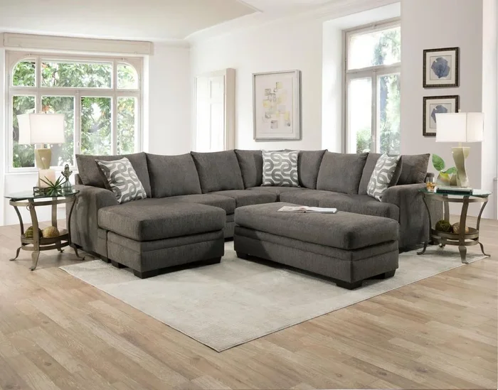 Behold Charcoal Left Arm Facing Sectional
