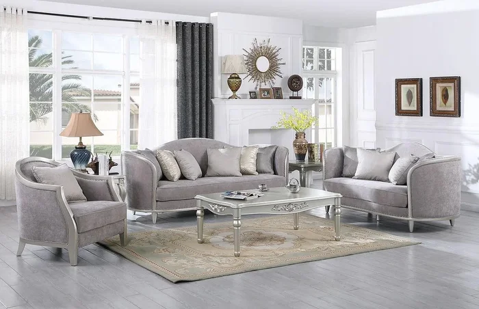 Bellisimo Grey 3-Piece Living Room Set
