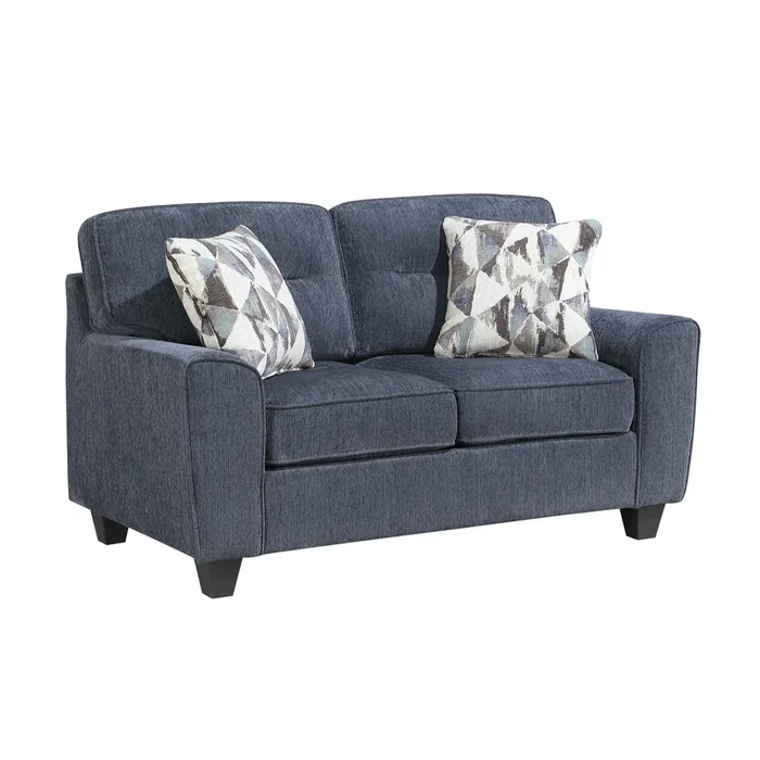 Bennett Blue Loveseat