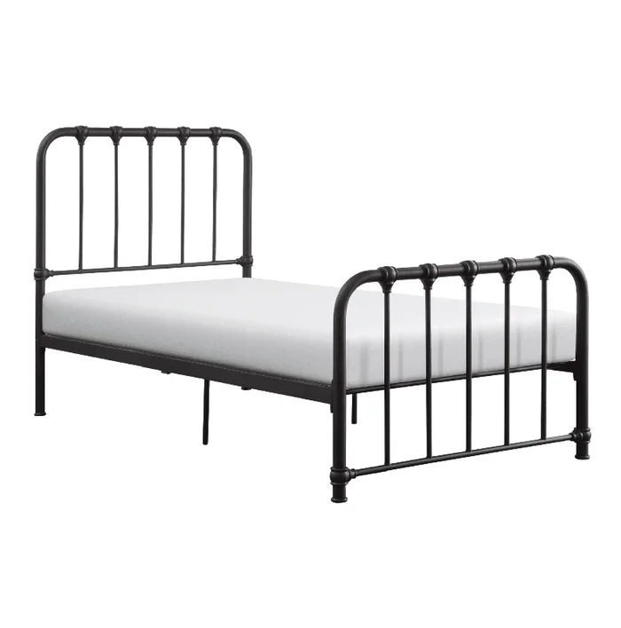 Bethany Dark Bronze Twin Metal Platform Bed