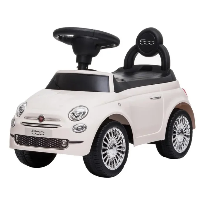 Bicicleta de empuje Fiat 500 2xAA color crema