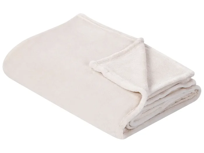 Blanket BAYBURT 200 x 220 cm Off-White