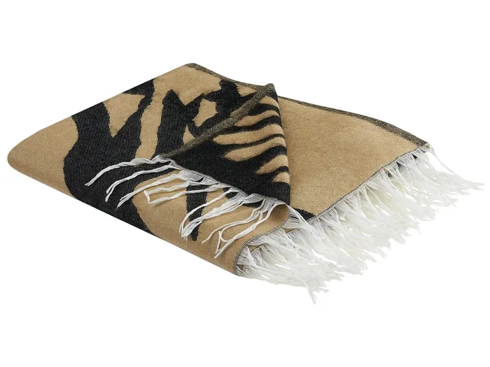 Blanket KUDIYA 130 x 170 cm Beige