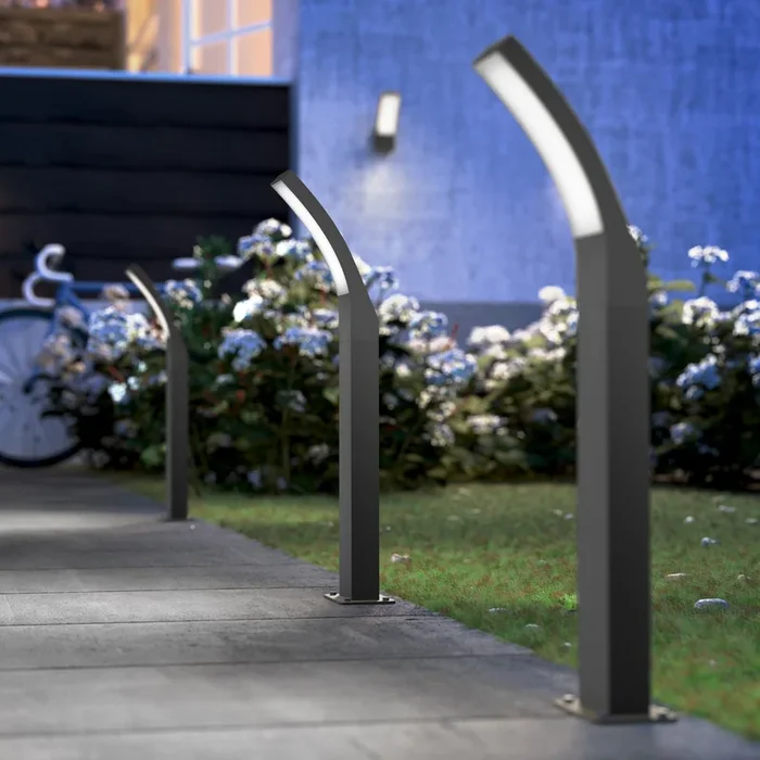 Bolardo luminoso LED Philips Splay, 60 cm, 4000 K, antracita, IP44