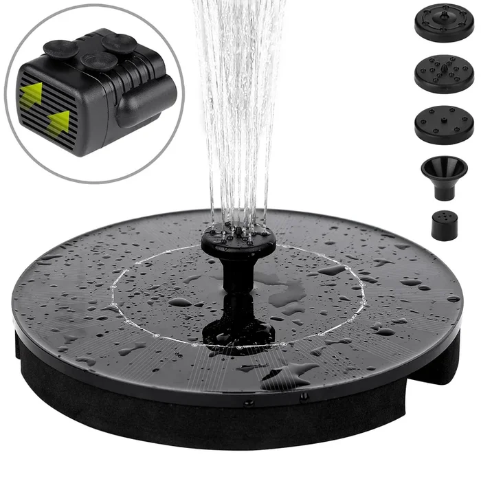 Bomba de agua solar, 180mm, 150L/h