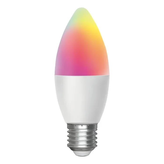Bombilla LED RGBW regulable C37 E27/4,9W/230V 2700-6500K – Aigostar