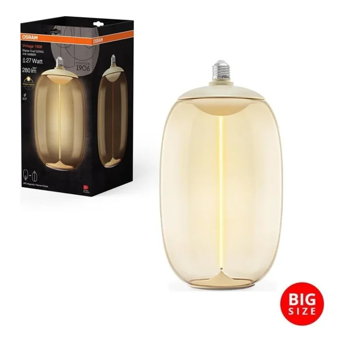 Bombilla LED VINTAGE FILAMENT E27/4W/230V 2700K – Osram