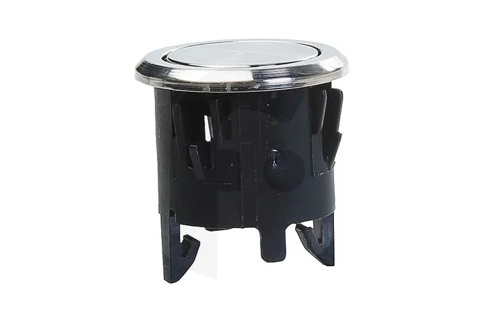 Botón giratorio (botón, botón de control) gris para, entre otros, Whirlpool microondas combinado 480120100727