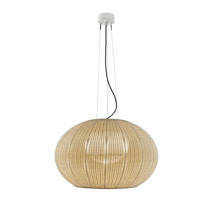 Bover Lámpara colgante exterior Garota, color blanco/marfil