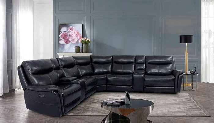 Braylee Dark Navy Power Reclining Sectional