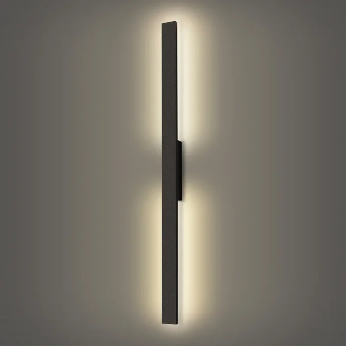 Brilagi – Aplique de pared LED para exterior LUNA LED/24W/230V 4000K IP65 100 cm negro CRI 90