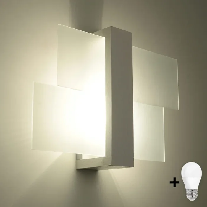 Brilagi – Aplique LED HERA 1xE27/7,5W/230V blanco