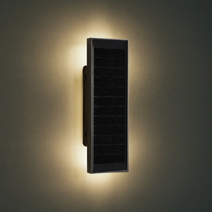 Brilagi – Aplique solar de pared LED regulable SUN LED/2,5W/230V 30 cm 2000 mAh IP44
