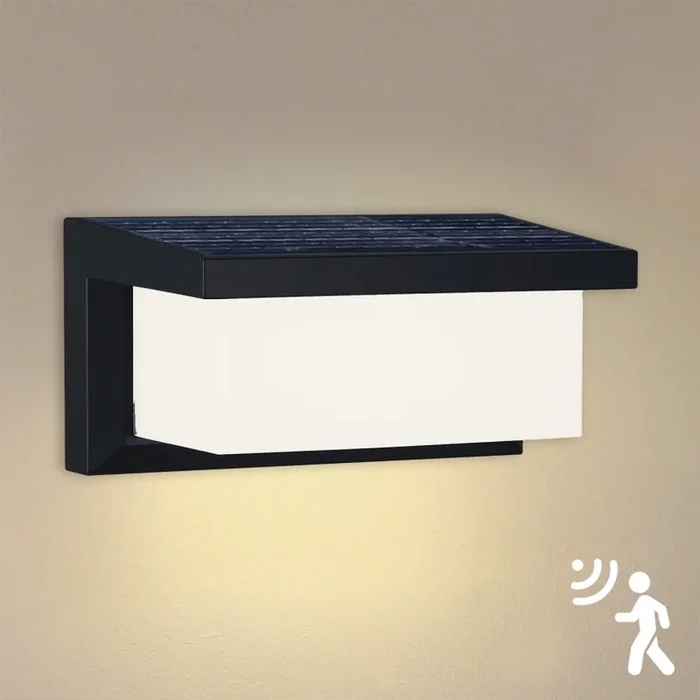 Brilagi – Aplique solar LED con sensor de movimiento y crepuscular BRICKY LED/5W/6V 4000 mAh IP65