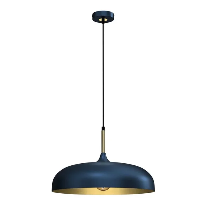 Brilagi – Lámpara colgante ABRAHAM 1xE27/60W/230V diá. 45 cm azul