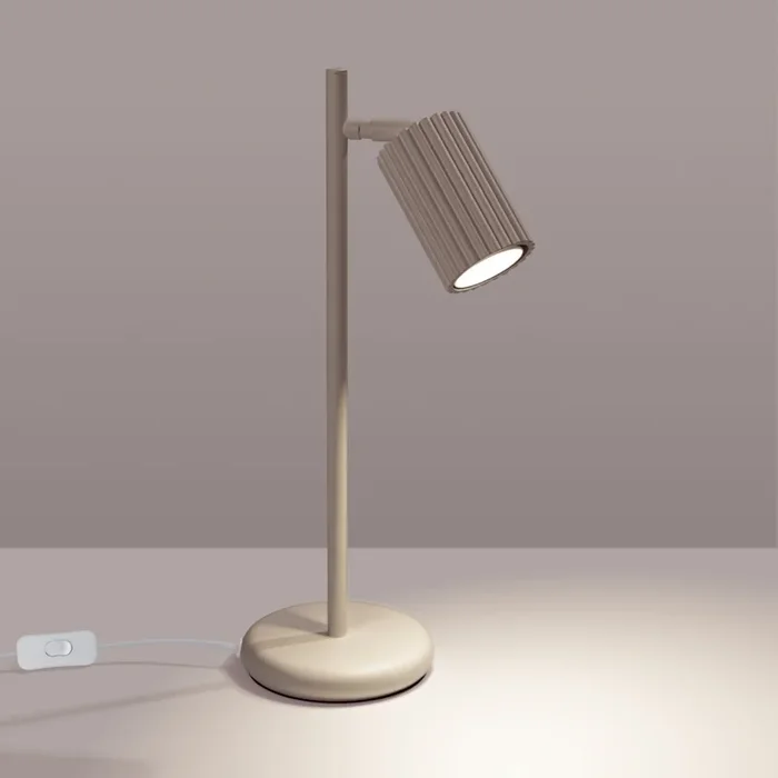 Brilagi – Lámpara de mesa CRESTO 1xGU10/10W/230V taupe