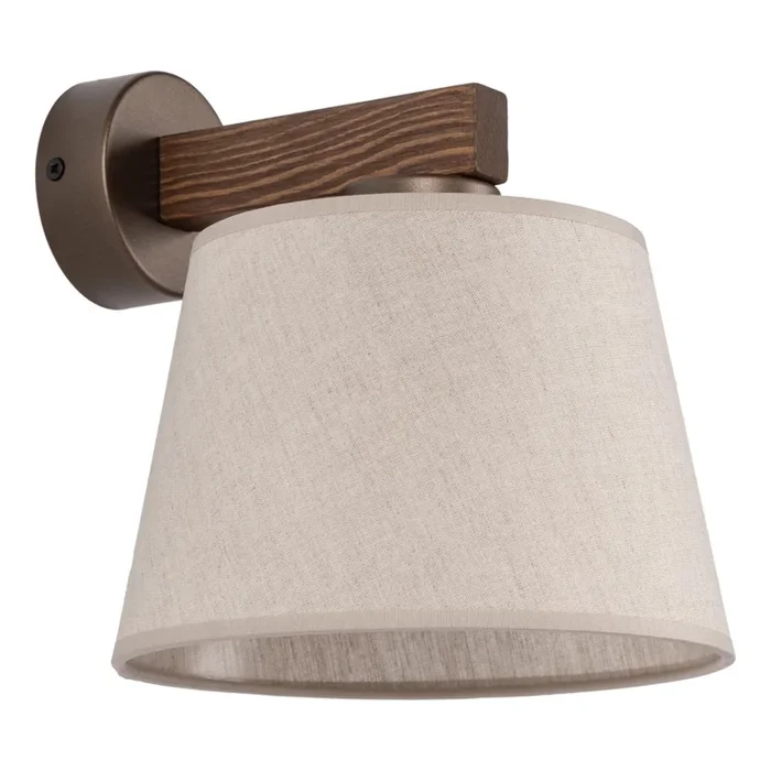 Brilagi – Lámpara de pared LATTE 1xE27/60W/230V pino/beige