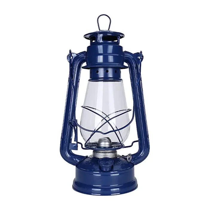 Brilagi – Lámpara de queroseno LANTERN 31 cm azul oscuro