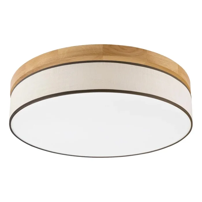 Brilagi – Lámpara de techo LED BELLADONNA LED/36W/230V diámetro 50 cm crema/roble