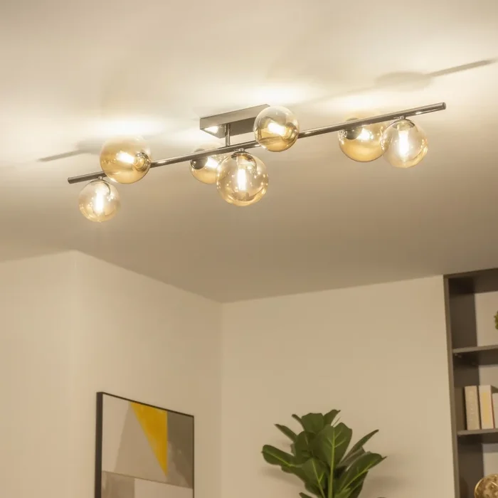 Brilagi – Lámpara de techo LED MILLA 7xG9/3W/230V cromo brillante/dorado