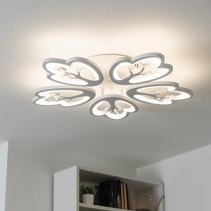 Brilagi – Lámpara de techo LED regulable TWIST LED/80W/230V 3000-6500K blanco + control remoto