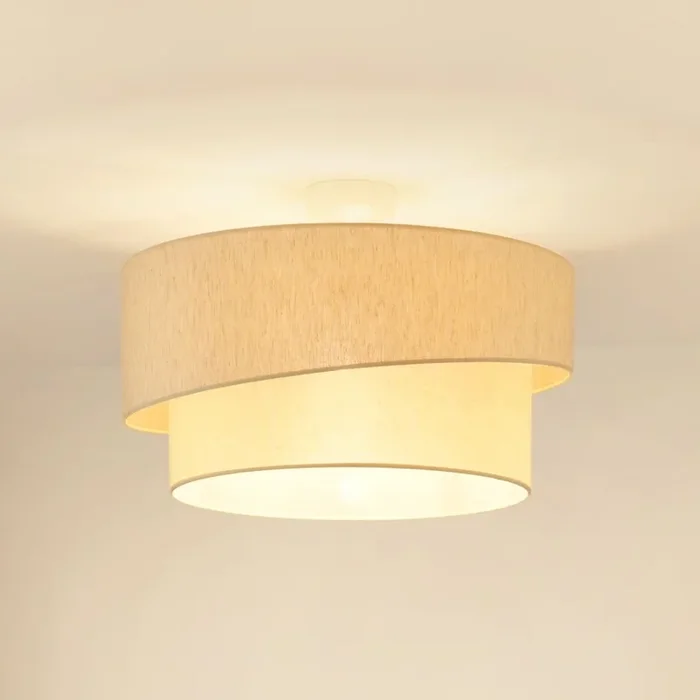 Brilagi – Lámpara de techo SHINE 1xE27/15W/230V diá. 50 cm color crema
