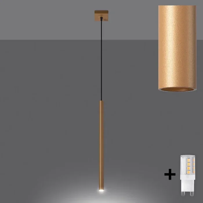 Brilagi – Lámpara LED colgante DRIFA 1xG9/4W/230V dorado