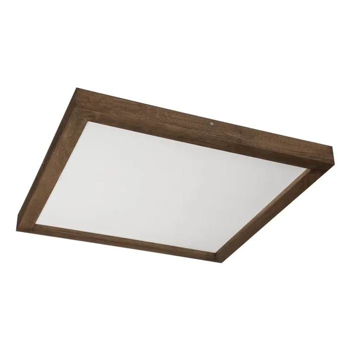 Brilagi – Luminaria LED de techo para baño WOODY FRAME LED/40W/230V 60×60 cm IP44 roble nogal