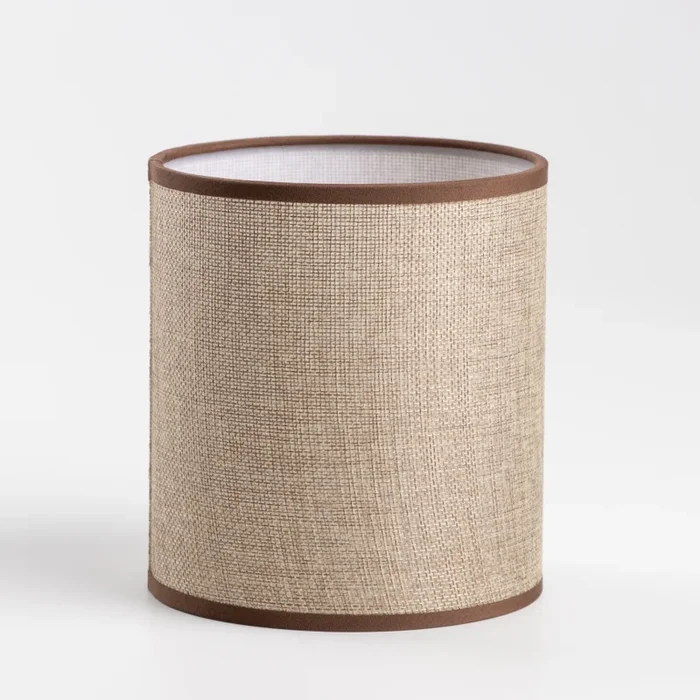 Brilagi – Pantalla universal NUBILA E27 15,5×14 cm marrón