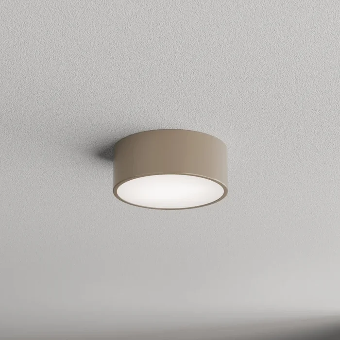 Brilagi – Plafón CLARE 1xE27/24W/230V diá. 20 cm beige