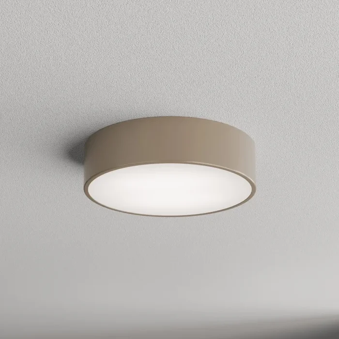 Brilagi – Plafón de baño CLARE 2xE27/24W/230V diá. 30 cm IP54 beige