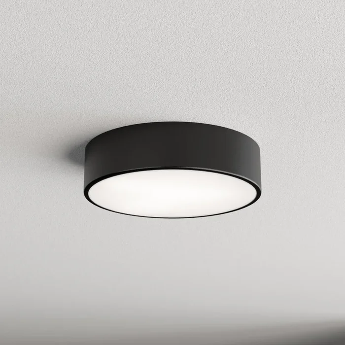 Brilagi – Plafón de baño CLARE 2xE27/24W/230V diá. 30 cm negro IP54