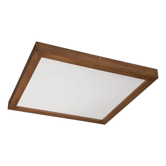 Brilagi – Plafón LED para baño WOODY FRAME LED/40W/230V 60×60 cm IP44 roble-cerezo