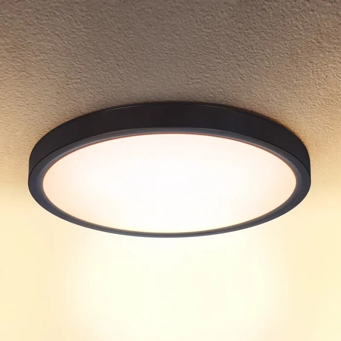 Brilagi – Plafón LED regulable ESTELA LED/48W/230V 3000-6500K ø 40 cm negro + control remoto