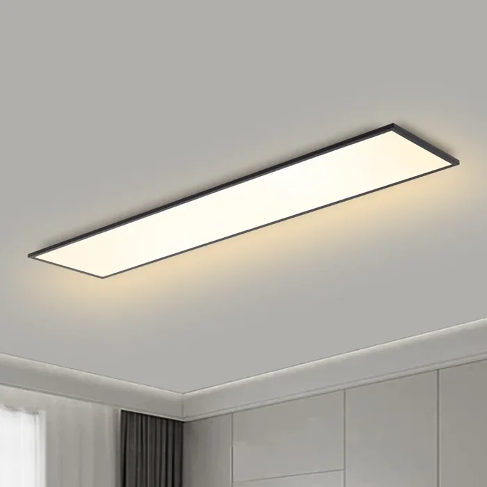 Brilagi – Plafón LED SLIMFRAME LED/58W/230V 120×30 cm negro