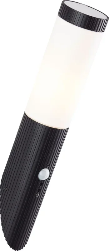 Brilliant – Aplique para exterior con sensor KALEO 1xE27/10W/230V IP44 negro