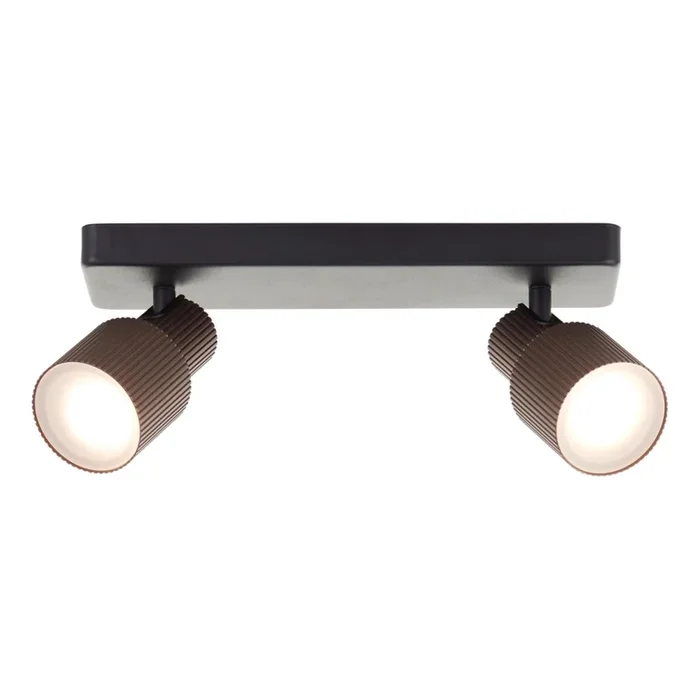 Brilliant – Foco LED CADIZ 2xGU10/5W/230V bronce
