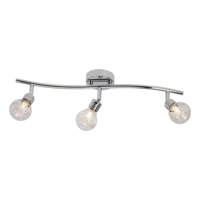 Brilliant – Lámpara de focos BULB 3xG9/28W/230V cromo brillante