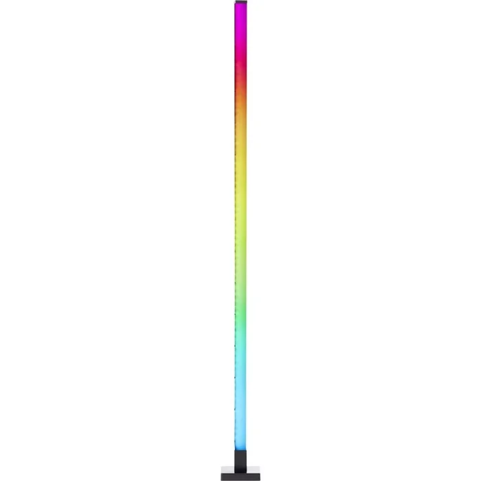 Brilliant – Lámpara de pie LED RGBW regulable NEELE LED/6,5W/230V negro + control remoto