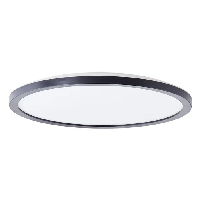 Brilliant – Lámpara de techo LED MILTON LED/18W/230V, diámetro 29,3 cm, negra