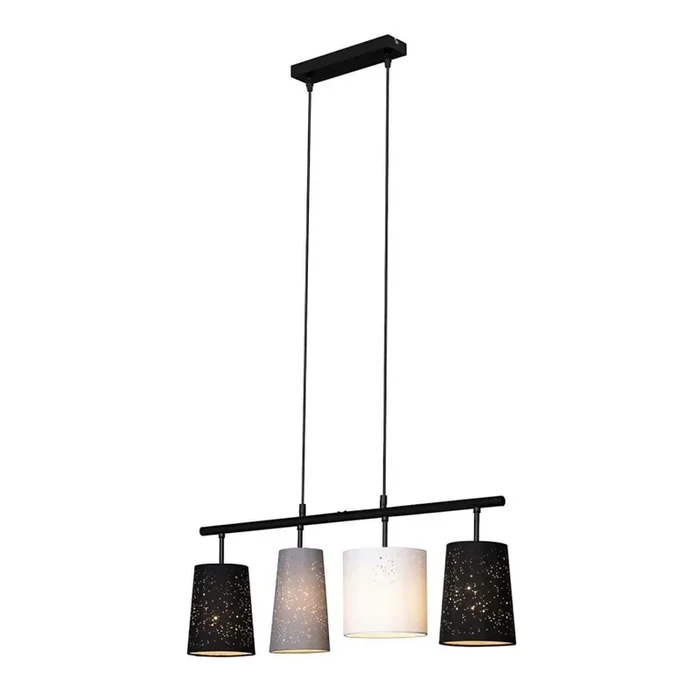 Brilo 4027-045 – Lámpara colgante SHADES 4xE27/40W/230V