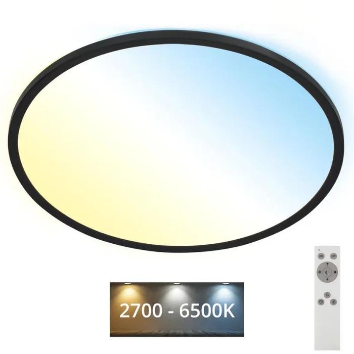 Brilo – Plafón LED regulable SLIM LED/31W/230V 2700-6500K + control remoto