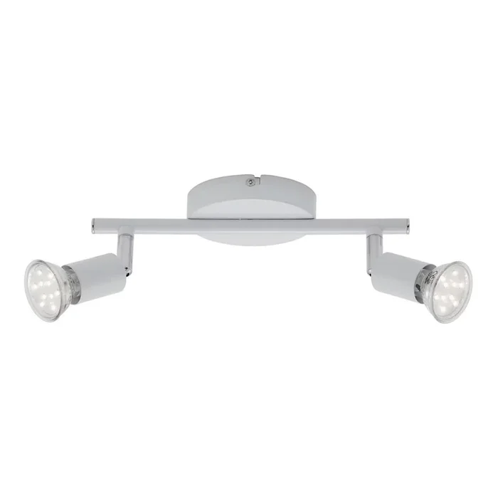 Briloner 2767-026 – Foco LED 2xGU10/6W/230V blanco