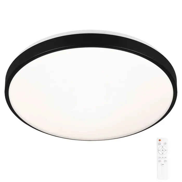 Briloner 3430-015 – Plafón LED regulable MANNY LED/48W/230V + mando a distancia
