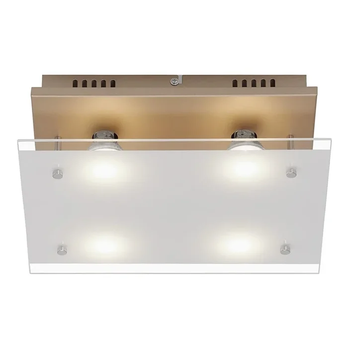 Briloner 3586-047 – Plafón LED SMART GOLD 4xGU10/4W/230V