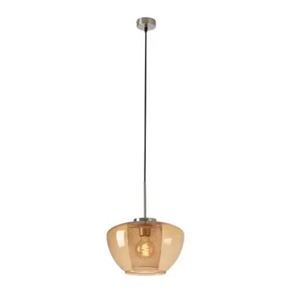 Briloner 4016-017 – Lámpara colgante SEVENTIES 1xE27/40W/230V naranja