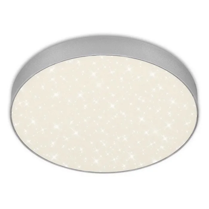 Briloner 7074-414 – Plafón LED STAR SKY LED/21W/230V 4000K diá. 28 cm plata