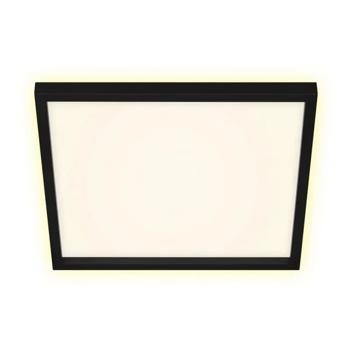 Briloner 7364-015 – Plafón LED CADRE LED/22W/230V 42,2×42,2 cm negro