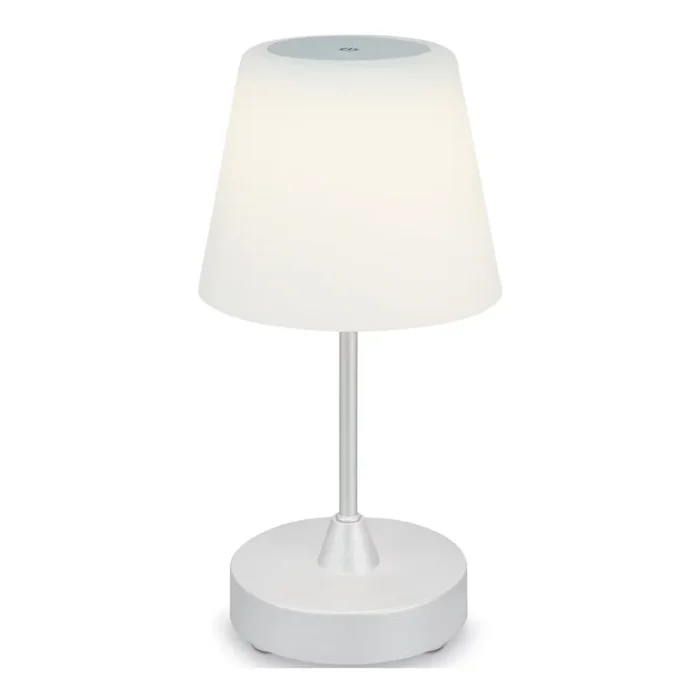 Briloner 7445-014 – Lámpara de mesa LED táctil recargable y regulable para exterior LED/3W/5V IP44 2000 mAh